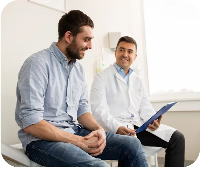 Doctor & Patient talking